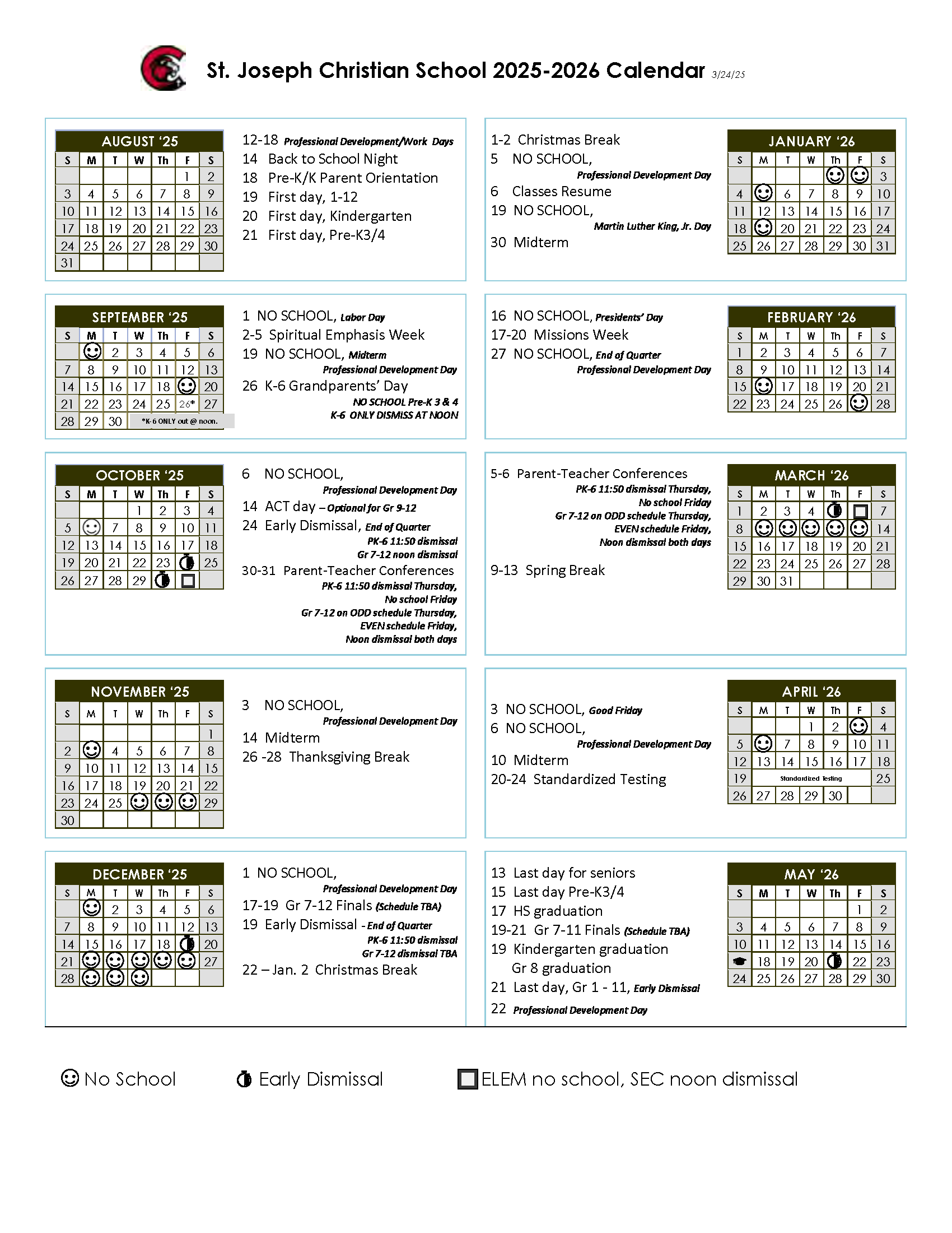 25-26 Calandar