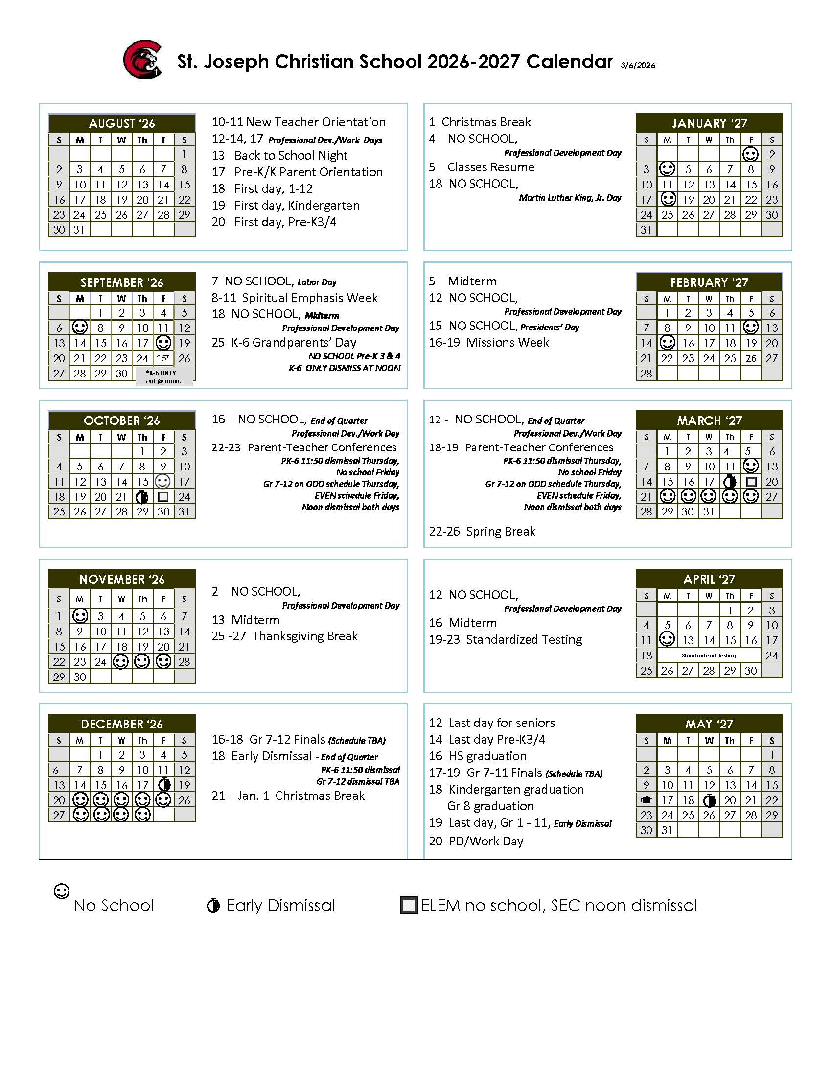 25-26 Calandar